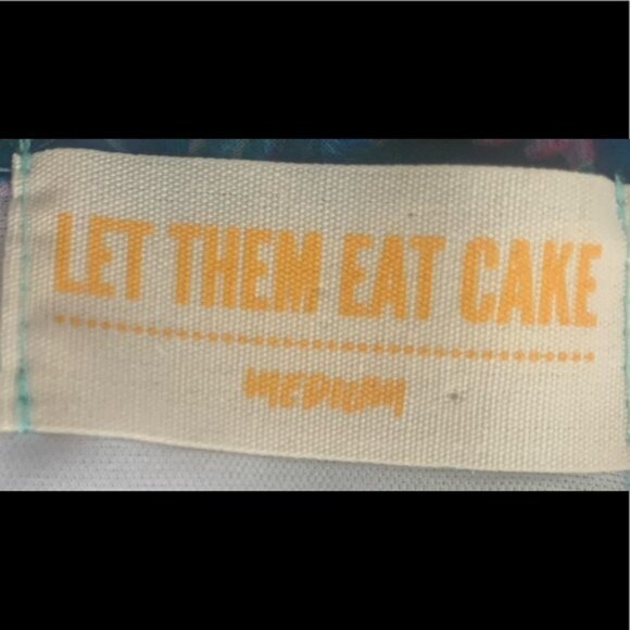 Nordstrom Let Them Eat Cake Open‎ Cold Shoulder Floral Pattern Flowy Romper SZ M - Picture 15 of 16